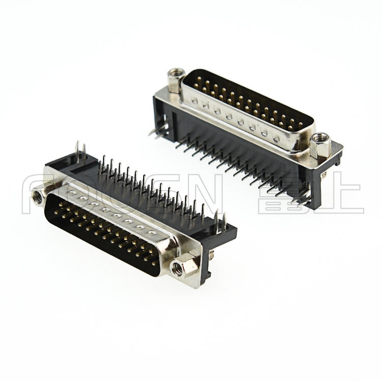 D-SUB 冲针HDR 15P/26P/44P/62P 180度插板公头