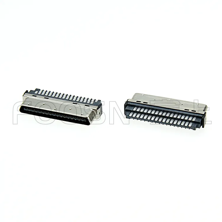 PH0.8mm VHDCI 68P焊线公头 - FVH68-M10215-00 产品细节图