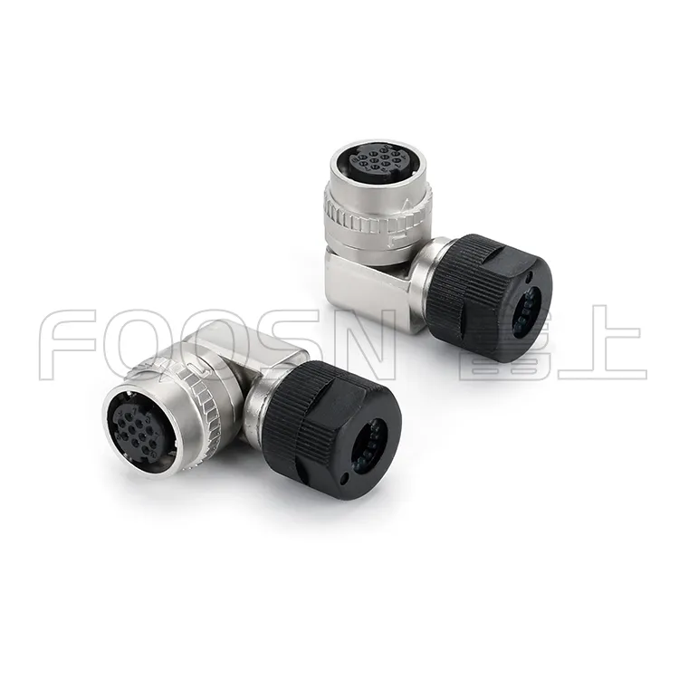 CM10-10P弯头_DDK-10芯三菱安川伺服电机编码线接头 - CM10-AP10S-M(D6) 产品细节图