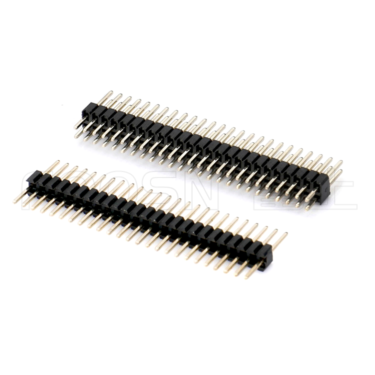 排针PH1.27MM 单/双/三排 DIP 180度插板