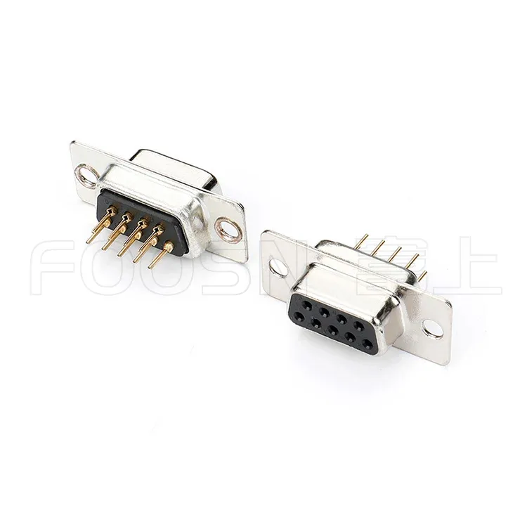 D-SUB连接器DP二排9P/15P/25P/37P 180度插板母头
