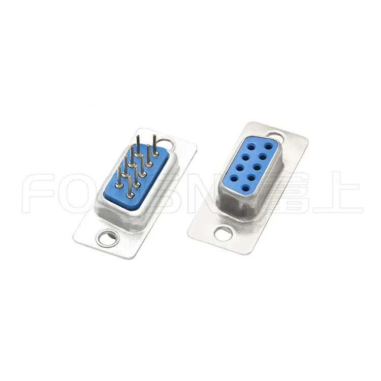D-SUB连接器DP二排9P/15P/25P/37P 180度插板母头 产品细节图