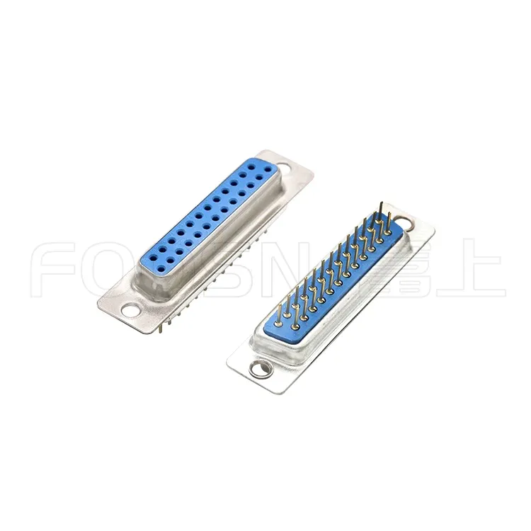 D-SUB连接器DP二排9P/15P/25P/37P 180度插板母头 产品细节图