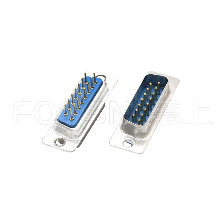D-SUB连接器DP二排9P/15P/25P/37P 180度插板公头 产品细节图