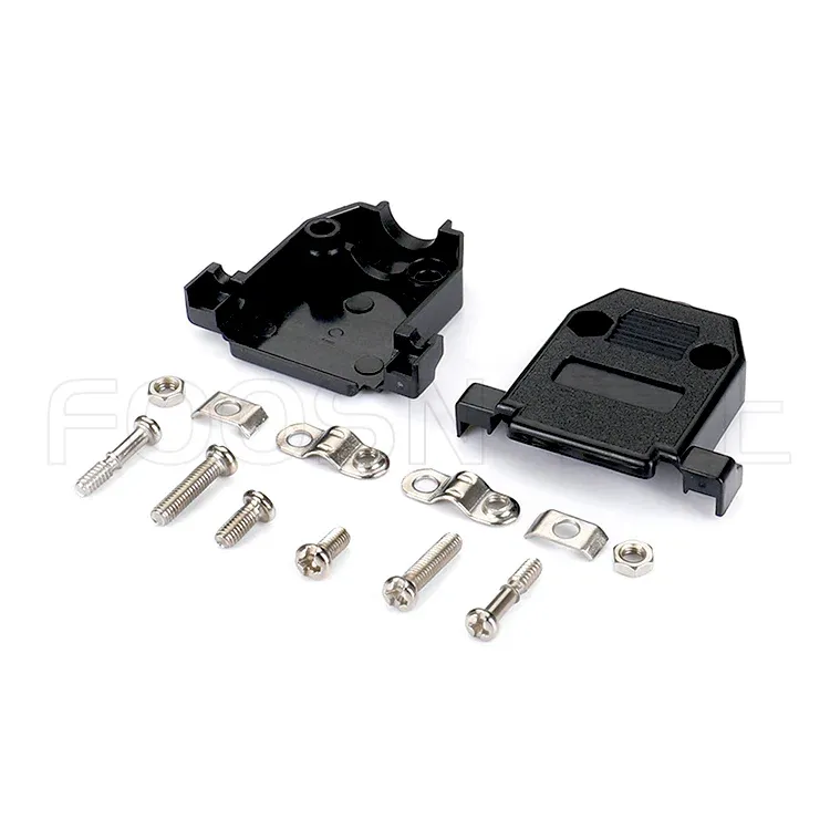 DB15P/HDB26P 螺丝式塑壳 灰色/黑色