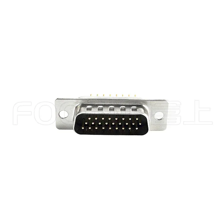 大电流D-SUB 车针HDP 15P/26P/44P/62P 180度插板公头 产品细节图