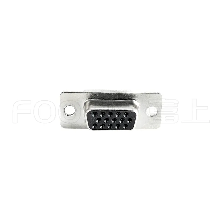 大电流D-SUB 车针HDP 15P/26P/44P/62P 180度插板母头 产品细节图