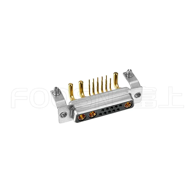大电流D-SUB 13W3 90度插板母头 产品细节图