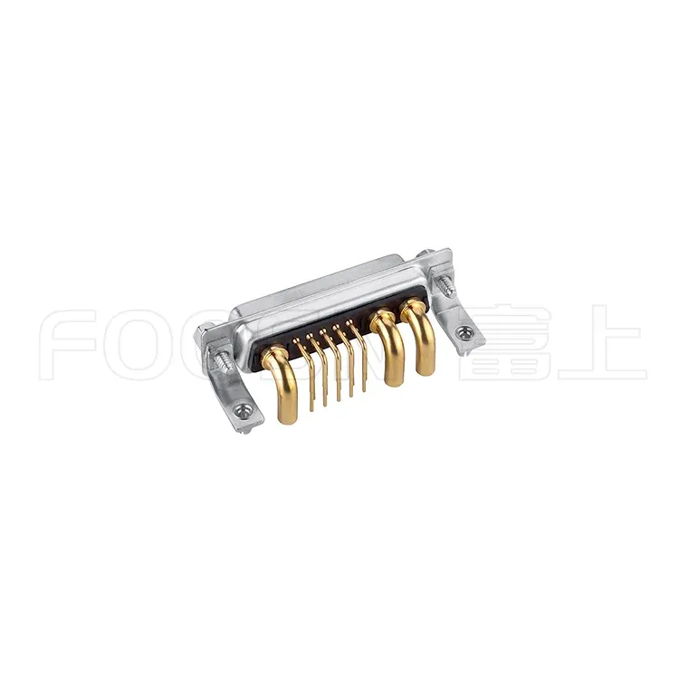 大电流D-SUB 13W3 90度插板母头 产品细节图