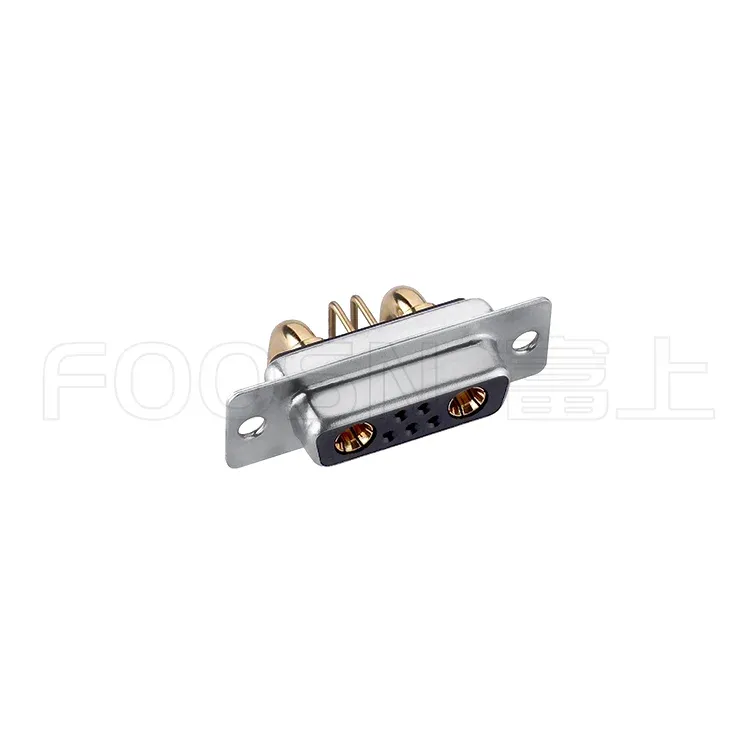 大电流D-SUB 7W2 90度插板母头 产品细节图
