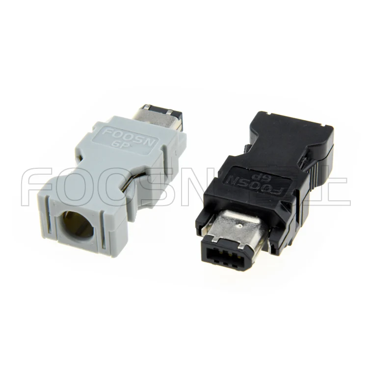 1394 6芯公头 | SM-6P伺服编码线插头