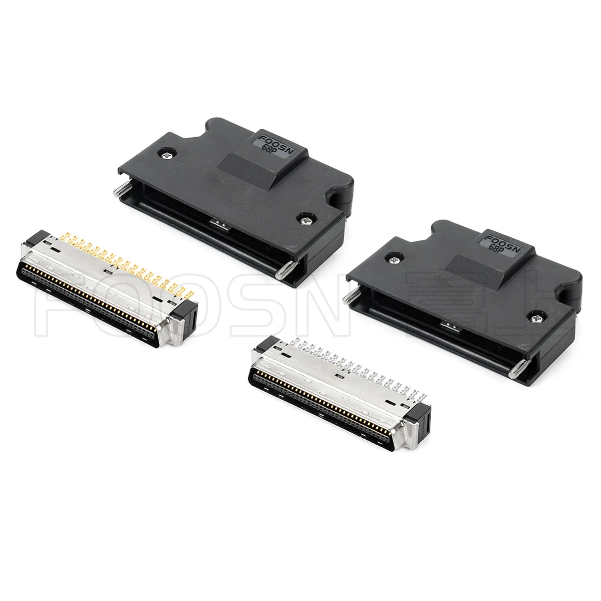 MDR-68P伺服插头|68芯SCSI连接器替代3M - 10168-3000PE,10368-52A0-008 产品细节图