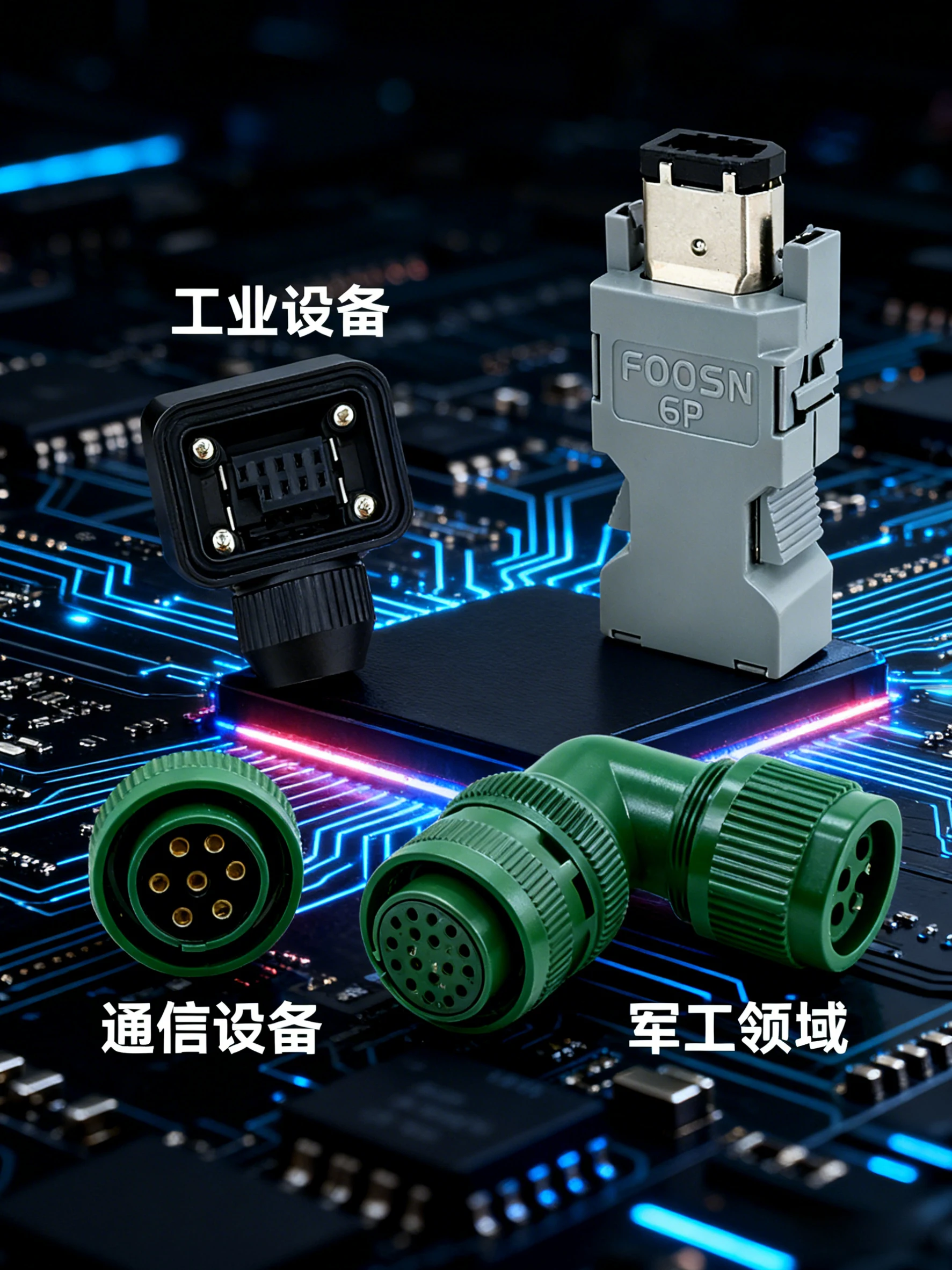 连接器的分类及行业应用