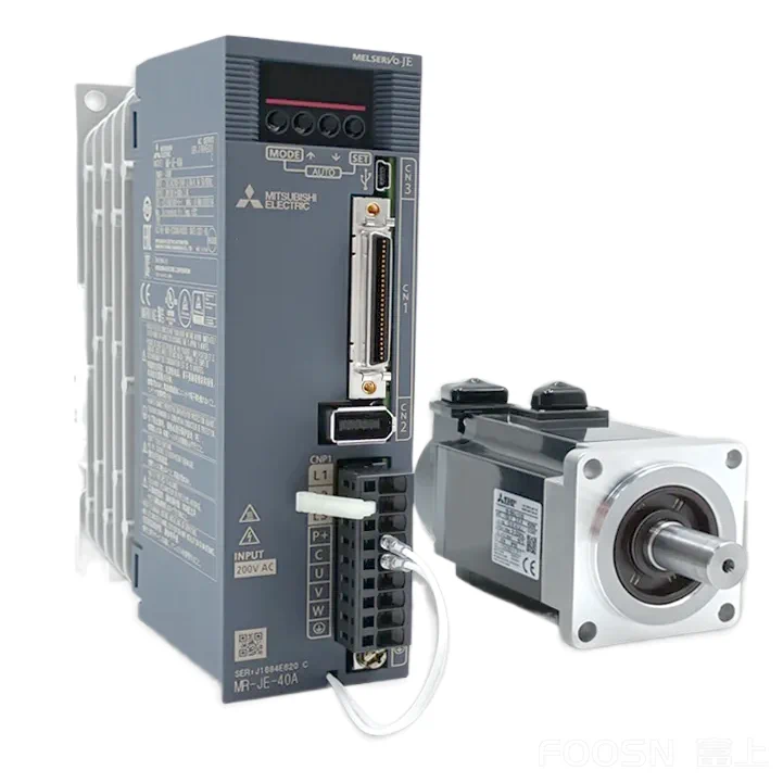 简述三菱伺服系统适配连接器以及电机型号