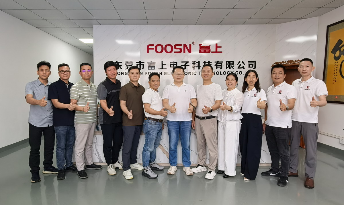 热烈欢迎东莞盛和塾西部塾领导一行莅临富上电子参观指导