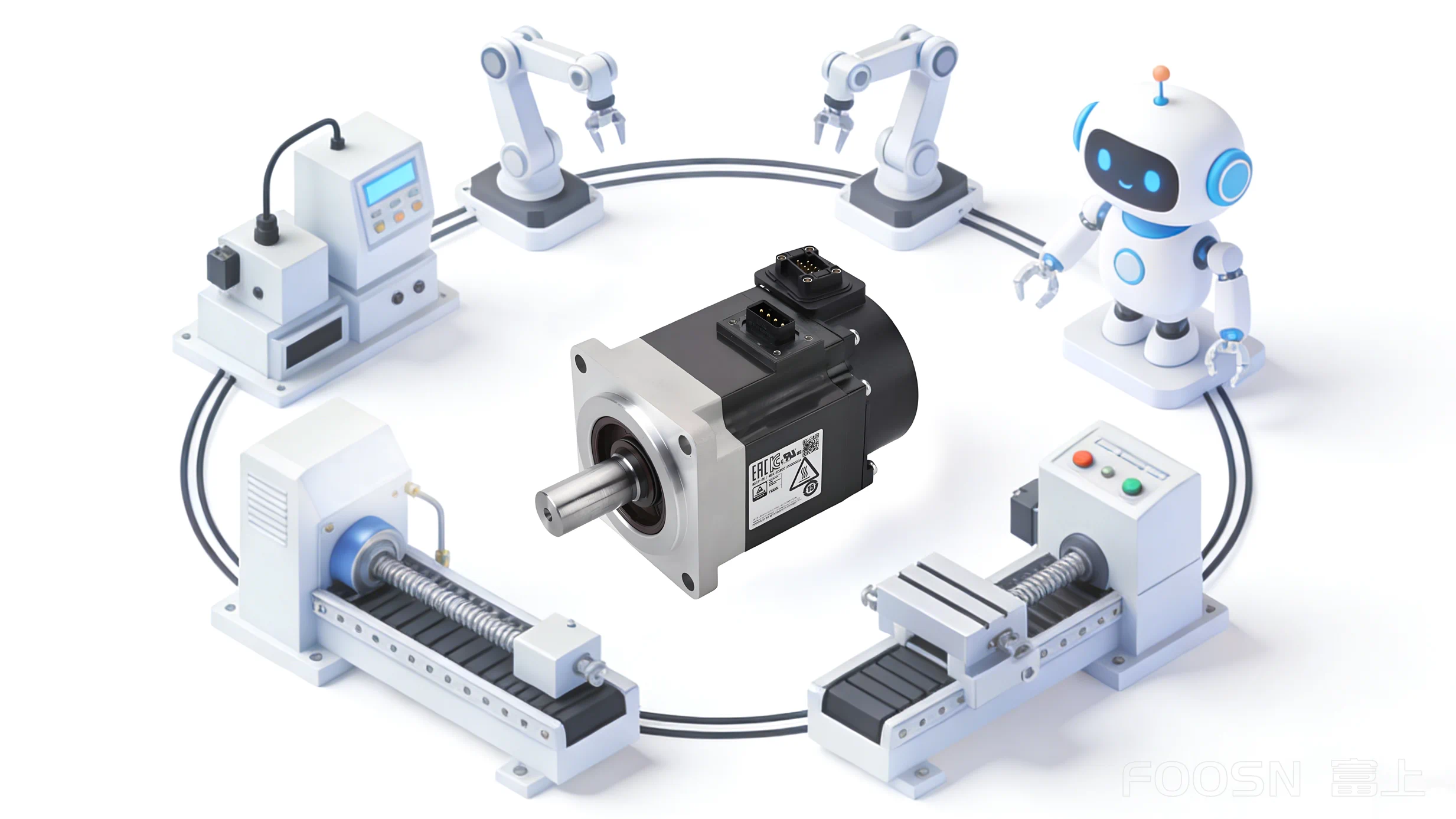 伺服电机——智能制造的“心脏”,驱动产业升级新动能(图1) 伺服电机——智能制造的“心脏”,驱动产业升级新动能(图1)